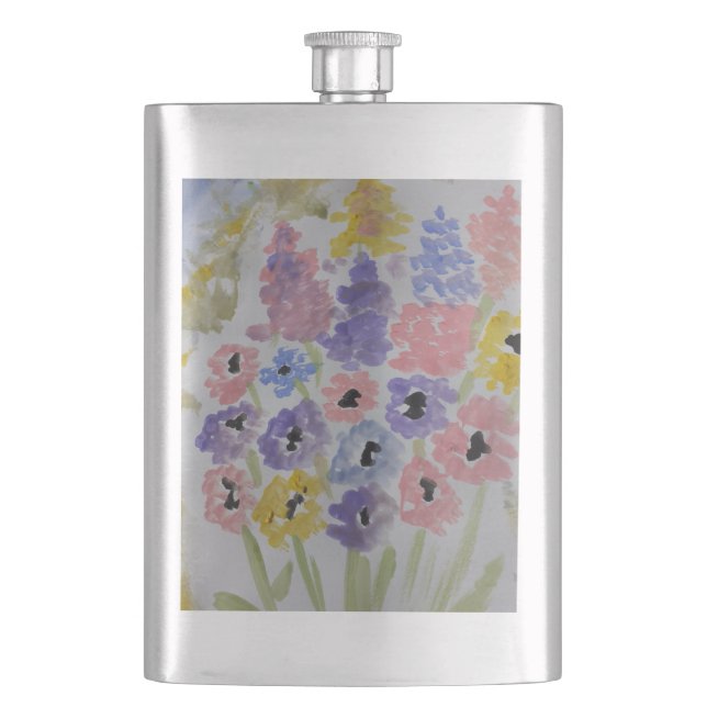 Summer Wildblumen Classic Hip Flask Flachmann (Vorderseite)