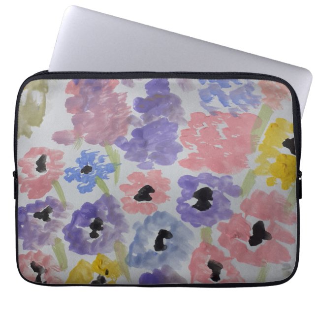 Summer Wildblumen Electronics Bag Laptopschutzhülle (Vorderseite)