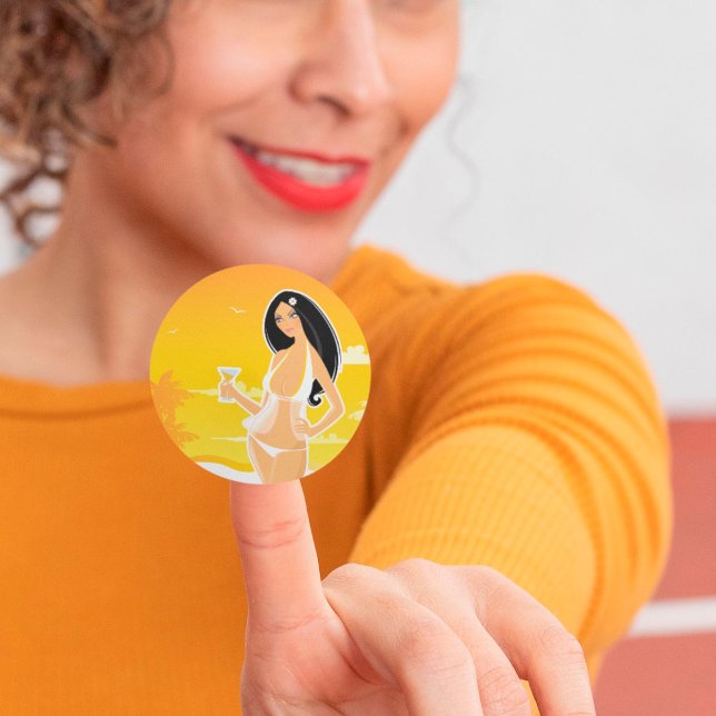 Summer Woman Stickers (Von Creator hochgeladen)