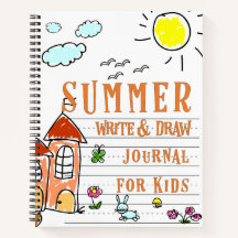 Summer Write & Zeichn Journal for Kids