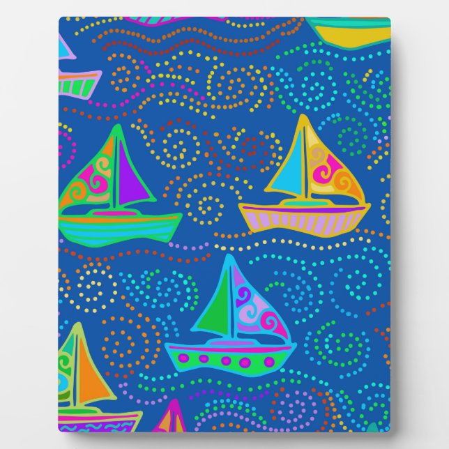 Summer Yachting Fotoplatte (Vorderseite)