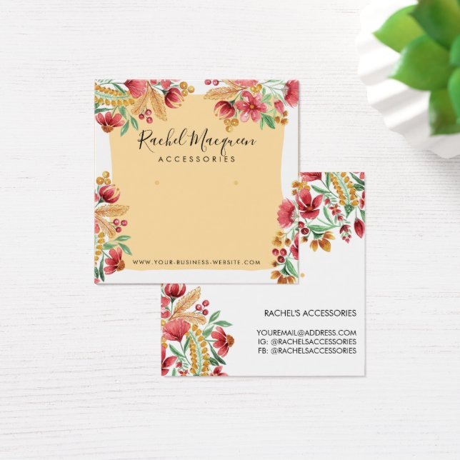 Summer Yellow Pink Red Floral Earlydisplay (Schreibtisch)