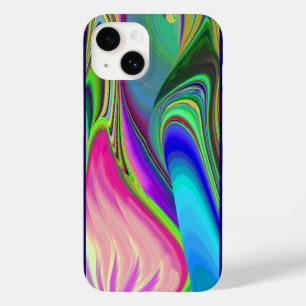 Summerfeeling , Abstrakt 3D Rainbowart Case-Mate iPhone 14 Hülle