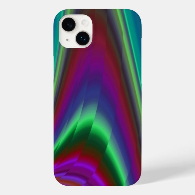 Summerfeeling , Abstrakt 3D Rainbowart Case-Mate iPhone 14 Plus Hülle (Rückseite)