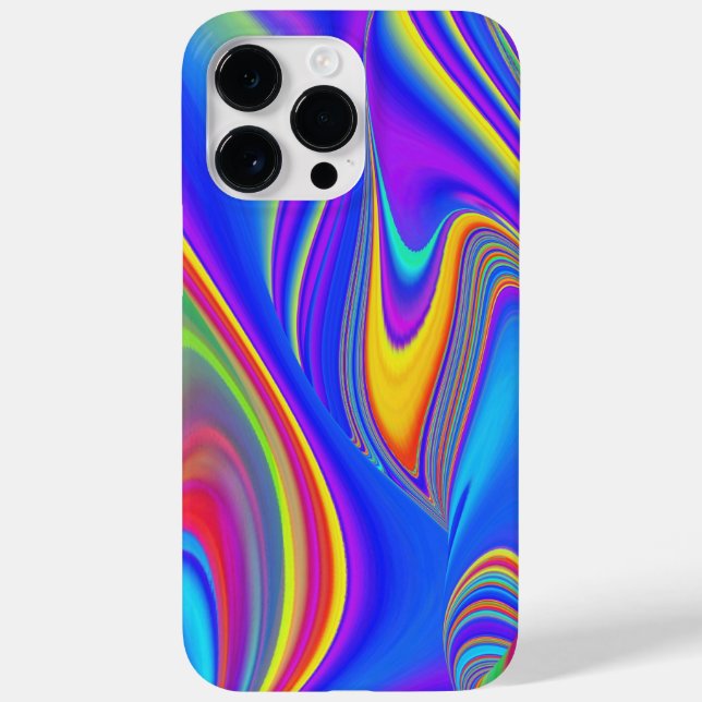 Summerfeeling , Abstrakt 3D Rainbowart Case-Mate iPhone 14 Pro Max Hülle (Rückseite)