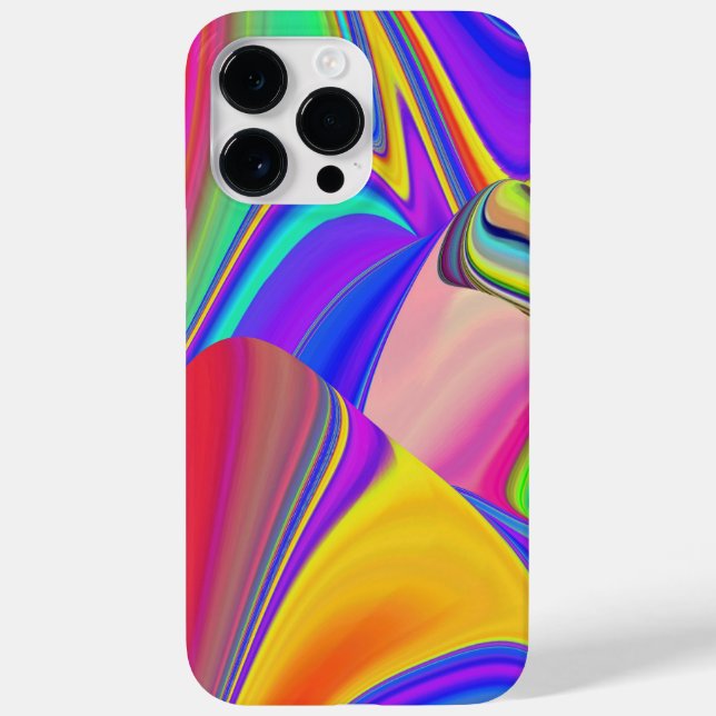 Summerfeeling , Abstrakt 3D Rainbowart Case-Mate iPhone 14 Pro Max Hülle (Rückseite)