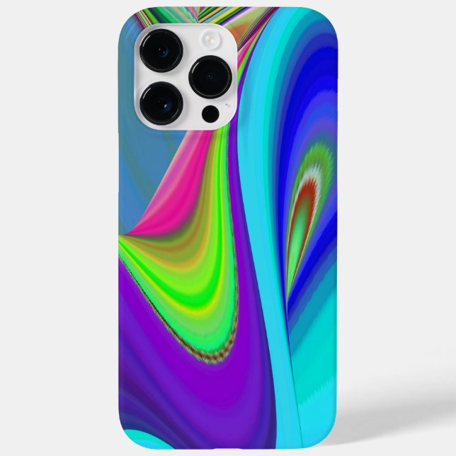 Summerfeeling , Abstrakt 3D Rainbowart Case-Mate iPhone 14 Pro Max Hülle (Rückseite)