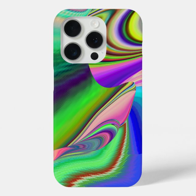 Summerfeeling , Abstrakt 3D Rainbowart Case-Mate iPhone Hülle (Rückseite)