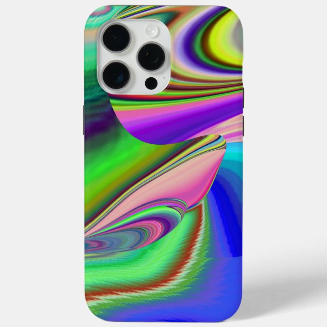 Summerfeeling , Abstrakt 3D Rainbowart Case-Mate iPhone Hülle (Rückseite)