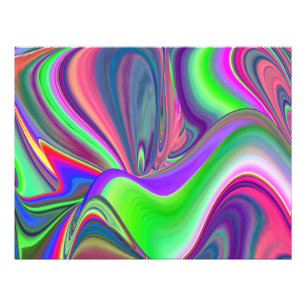 Summerfeeling , Abstrakt 3D Rainbowart Fotodruck