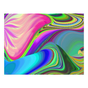 Summerfeeling , Abstrakt 3D Rainbowart Fotodruck