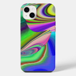 Summerfeeling , Abstrakt 3D Rainbowart iPhone 14 Plus Hülle