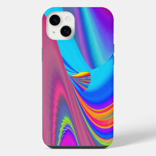 Summerfeeling , Abstrakt 3D Rainbowart iPhone 14 Plus Hülle