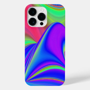 Summerfeeling , Abstrakt 3D Rainbowart iPhone 14 Pro Max Hülle