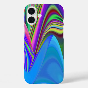 Summerfeeling , Abstrakt 3D Rainbowart iPhone 16 Plus Hülle