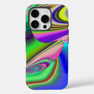 Summerfeeling , Abstrakt 3D Rainbowart iPhone 16 Pro Hülle