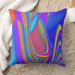 Summerfeeling , Abstrakt 3D Rainbowart Kissen