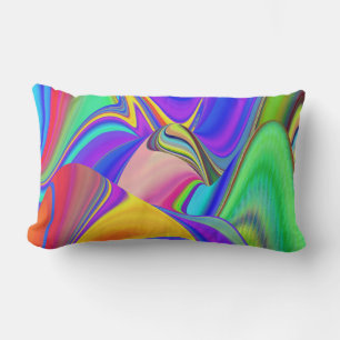 Summerfeeling , Abstrakt 3D Rainbowart Lendenkissen