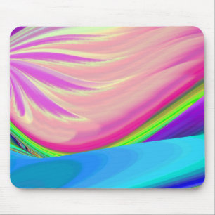 Summerfeeling , Abstrakt 3D Rainbowart Mousepad