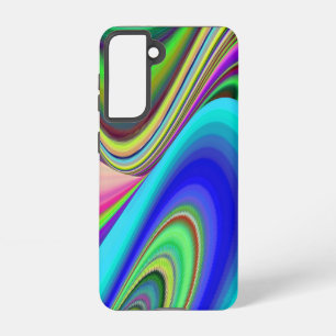 Summerfeeling , Abstrakt 3D Rainbowart Samsung Galaxy Hülle