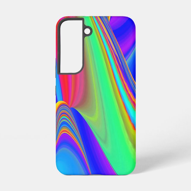 Summerfeeling , Abstrakt 3D Rainbowart Samsung Galaxy Hülle (Rückseite)