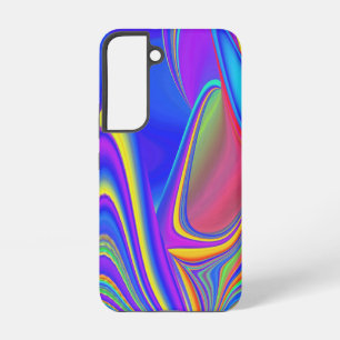 Summerfeeling , Abstrakt 3D Rainbowart Samsung Galaxy Hülle