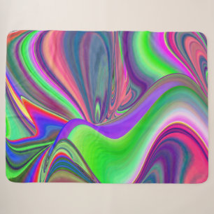 Summerfeeling , Abstrakt 3D Rainbowart Sherpadecke