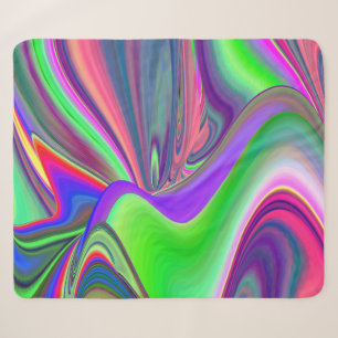 Summerfeeling , Abstrakt 3D Rainbowart Sherpadecke