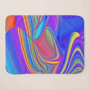 Summerfeeling , Abstrakt 3D Rainbowart Sherpadecke