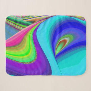 Summerfeeling , Abstrakt 3D Rainbowart Sherpadecke