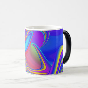 Summerfeeling , Abstrakt 3D Rainbowart Verwandlungstasse