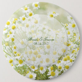 Summerfield Daisies Chamomile Blume Floral Wedding Button