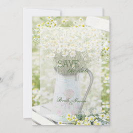 Summerfield Daisies Chamomile Blume Save the Date