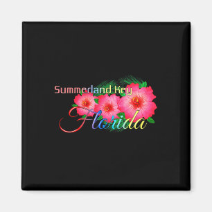 Summerland Key Florida Tropische Blume Familie Vac Magnet