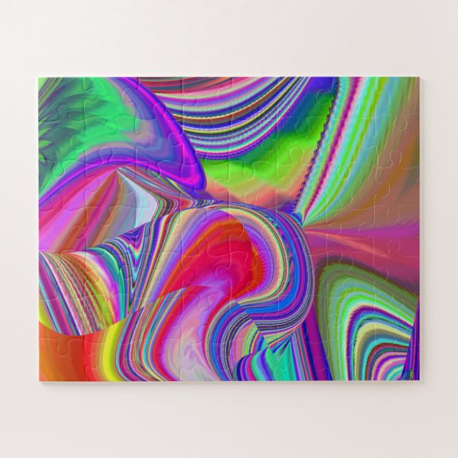 Summerrainbow , Abstrakt 3D Rainbowart (Horizontal)