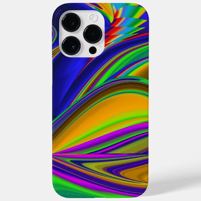 Summerrainbow , Abstrakt 3D Rainbowart Case-Mate iPhone 14 Pro Max Hülle (Rückseite)