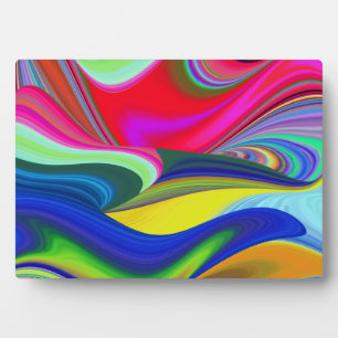 Summerrainbow , Abstrakt 3D Rainbowart Fotoplatte