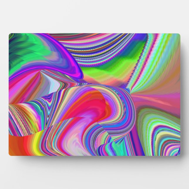 Summerrainbow , Abstrakt 3D Rainbowart Fotoplatte (Vorderseite)