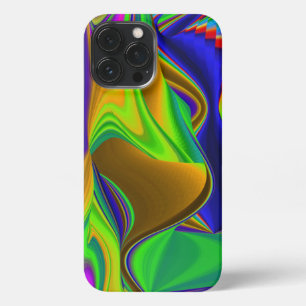 Summerrainbow , Abstrakt 3D Rainbowart iPhone 13 Pro Max Hülle