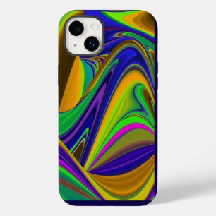 Summerrainbow , Abstrakt 3D Rainbowart iPhone 14 Plus Hülle
