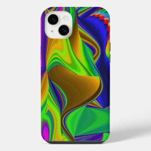 Summerrainbow , Abstrakt 3D Rainbowart iPhone 14 Plus Hülle