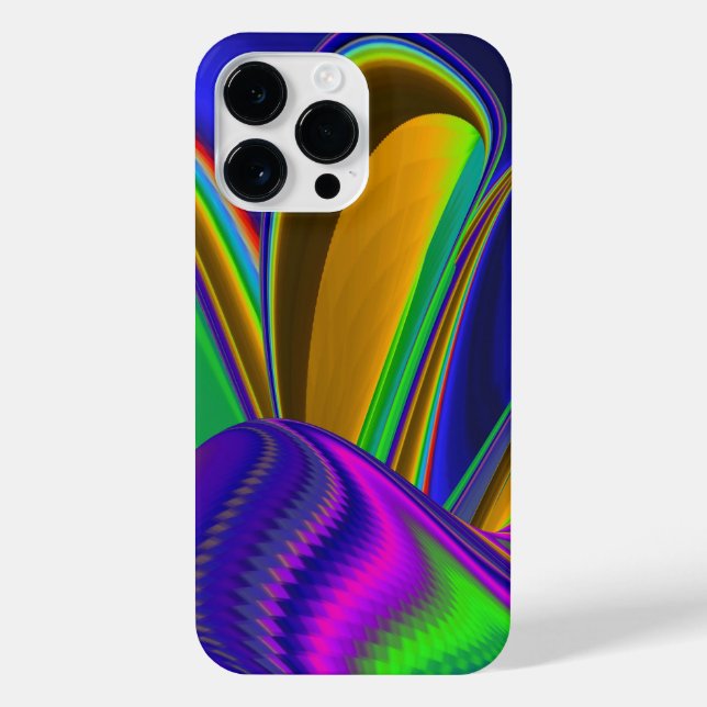 Summerrainbow , Abstrakt 3D Rainbowart iPhone 14 Pro Max Hülle (Rückseite)