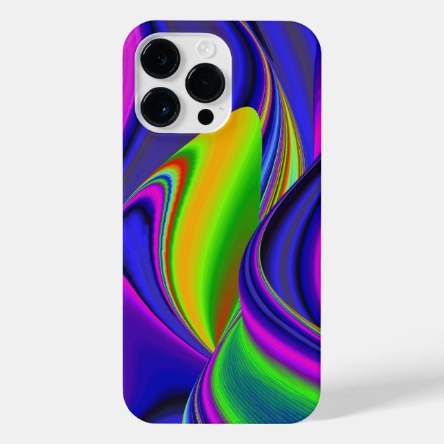 Summerrainbow , Abstrakt 3D Rainbowart iPhone 14 Pro Max Hülle (Rückseite)