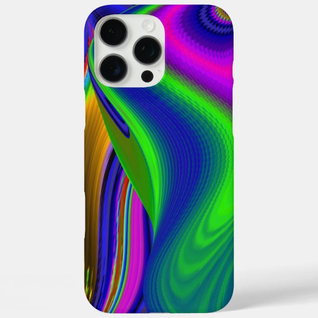 Summerrainbow , Abstrakt 3D Rainbowart iPhone 16 Pro Max Hülle (Rückseite)