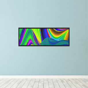 Summerrainbow , Abstrakt 3D Rainbowart Leinwanddruck