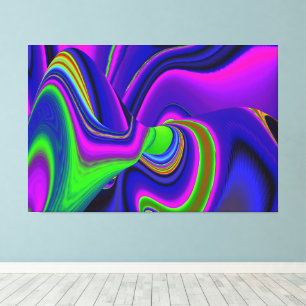 Summerrainbow , Abstrakt 3D Rainbowart Leinwanddruck