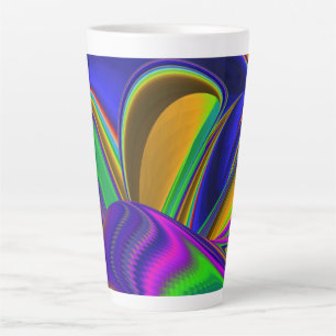 Summerrainbow , Abstrakt 3D Rainbowart Milchtasse