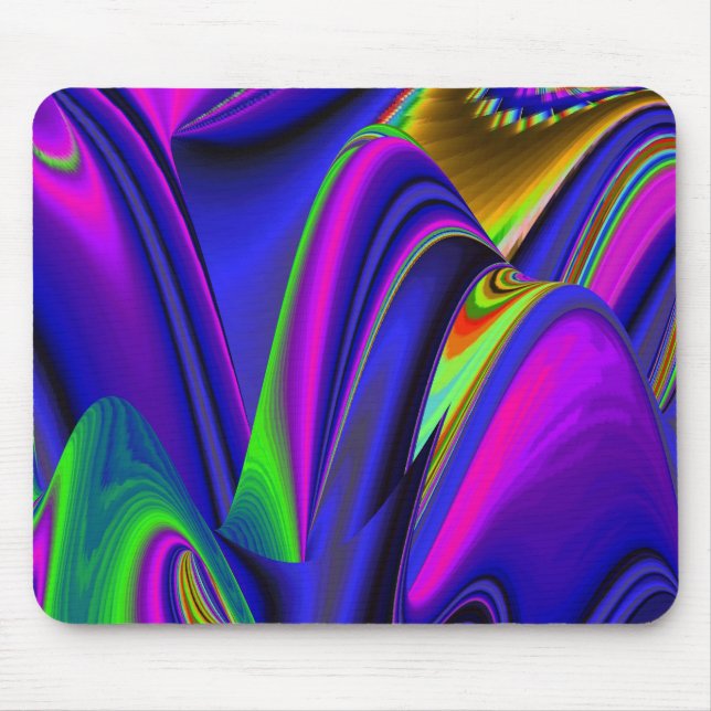 Summerrainbow , Abstrakt 3D Rainbowart Mousepad (Vorne)
