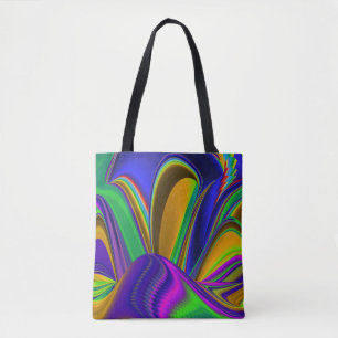 Summerrainbow , Abstrakt 3D Rainbowart Tasche