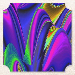 Summerrainbow , Abstrakt 3D Rainbowart Untersetzer